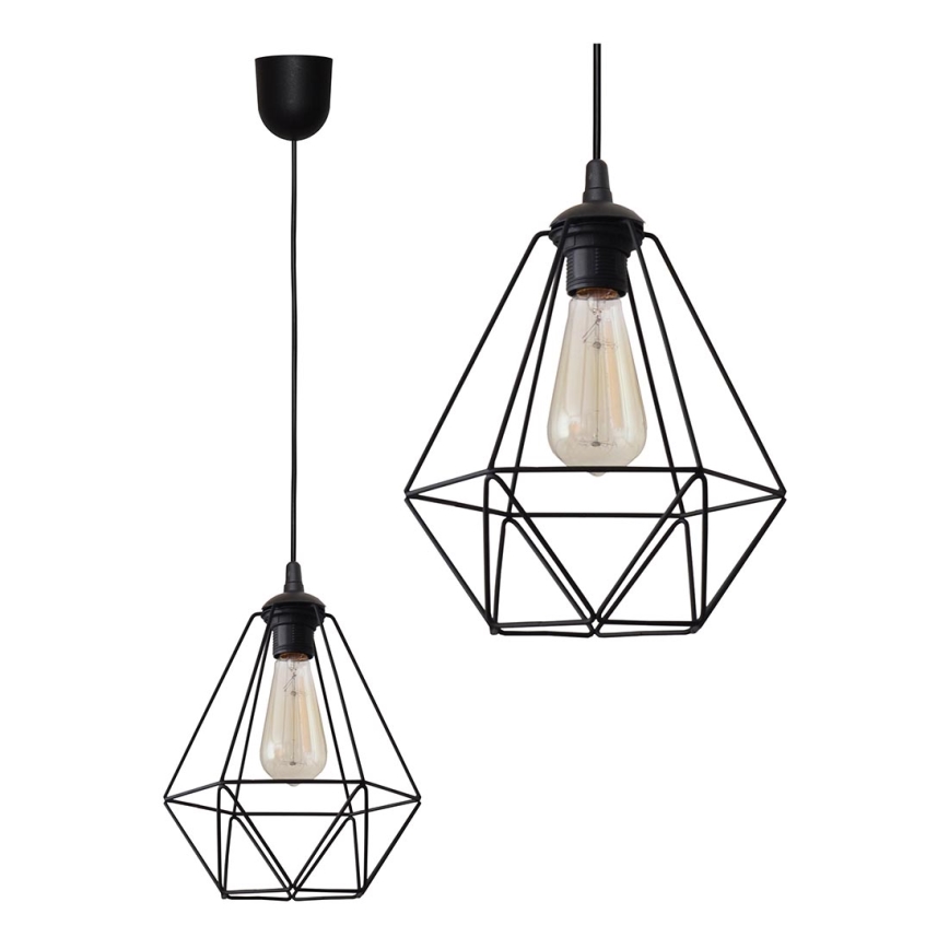 Luster na sajli KARO 1xE27/15W/230V