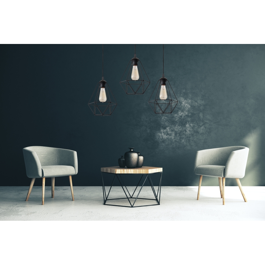 Luster na sajli KARO 1xE27/15W/230V