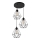 Luster na sajli KARO 3xE27/15W/230V
