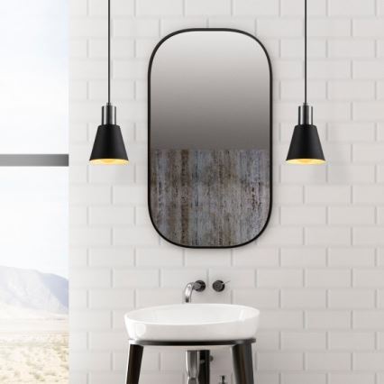 Luster na sajli KEM 1xE27/40W/230V crna