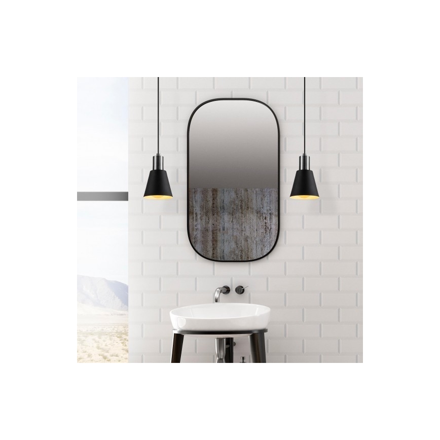 Luster na sajli KEM 1xE27/40W/230V crna