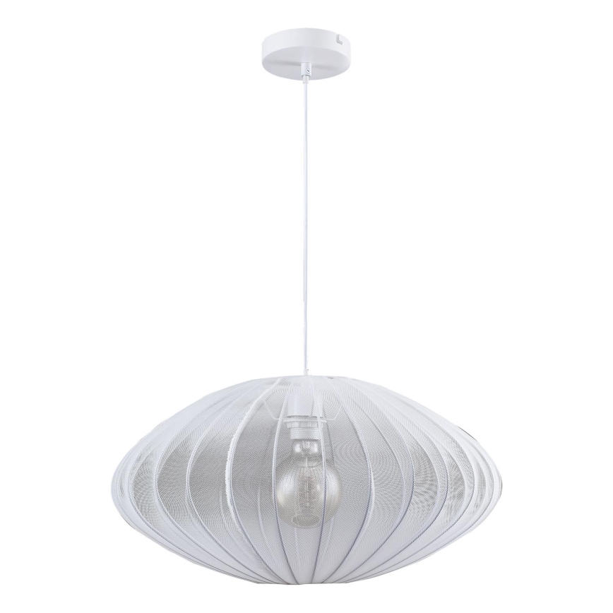 Luster na sajli KINU 1xE27/20W/230V pr. 50 cm bijela