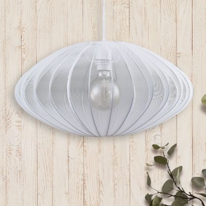 Luster na sajli KINU 1xE27/20W/230V pr. 50 cm bijela