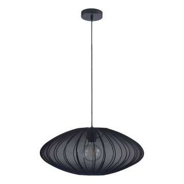 Luster na sajli KINU 1xE27/20W/230V pr. 50 cm crna