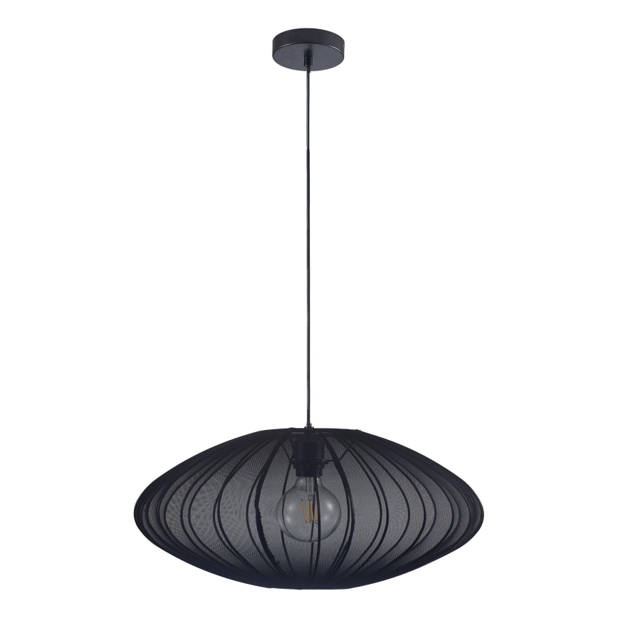Luster na sajli KINU 1xE27/20W/230V pr. 50 cm crna