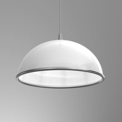 Luster na sajli KITCHEN 1xE27/15W/230V bijela/sjajni krom