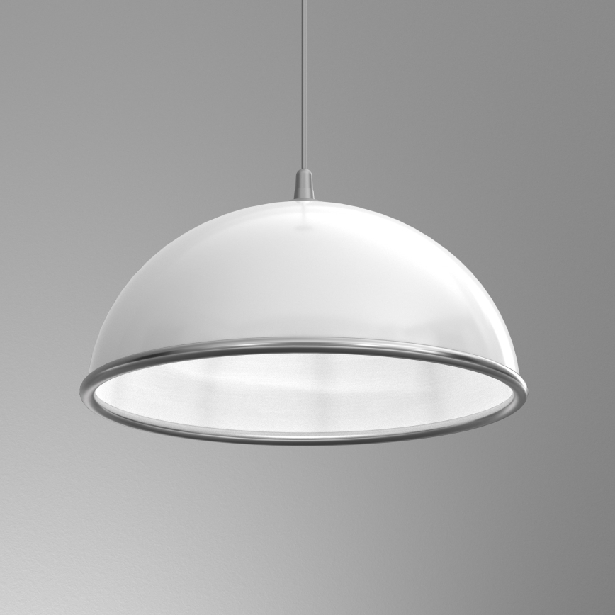 Luster na sajli KITCHEN 1xE27/15W/230V bijela/sjajni krom