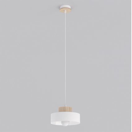 Luster na sajli KIVI 1xE27/15W/230V bijela