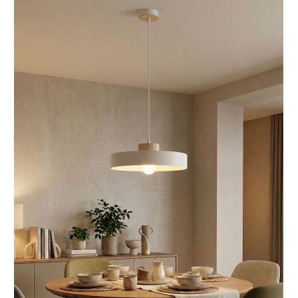 Luster na sajli KIVI 1xE27/15W/230V bijela