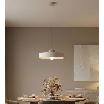 Luster na sajli KIVI 1xE27/15W/230V bijela