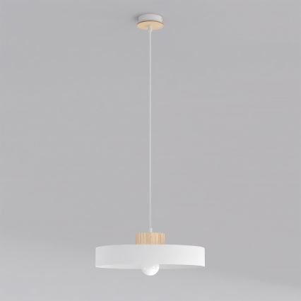 Luster na sajli KIVI 1xE27/15W/230V bijela