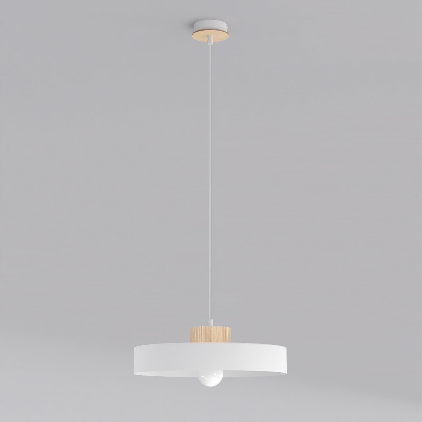 Luster na sajli KIVI 1xE27/15W/230V bijela