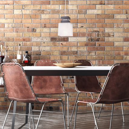 Luster na sajli KUBUS 1xE27/60W/230V bukva