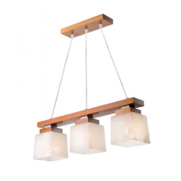 Luster na sajli KUBUS 3xE27/60W/230V