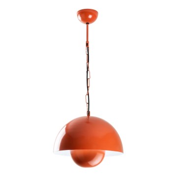 Luster na sajli KURE 1xE27/40W/230V narančasta