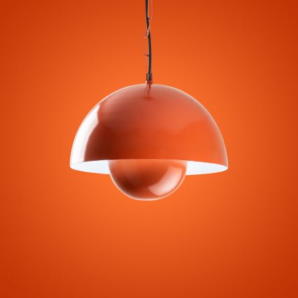 Luster na sajli KURE 1xE27/40W/230V narančasta