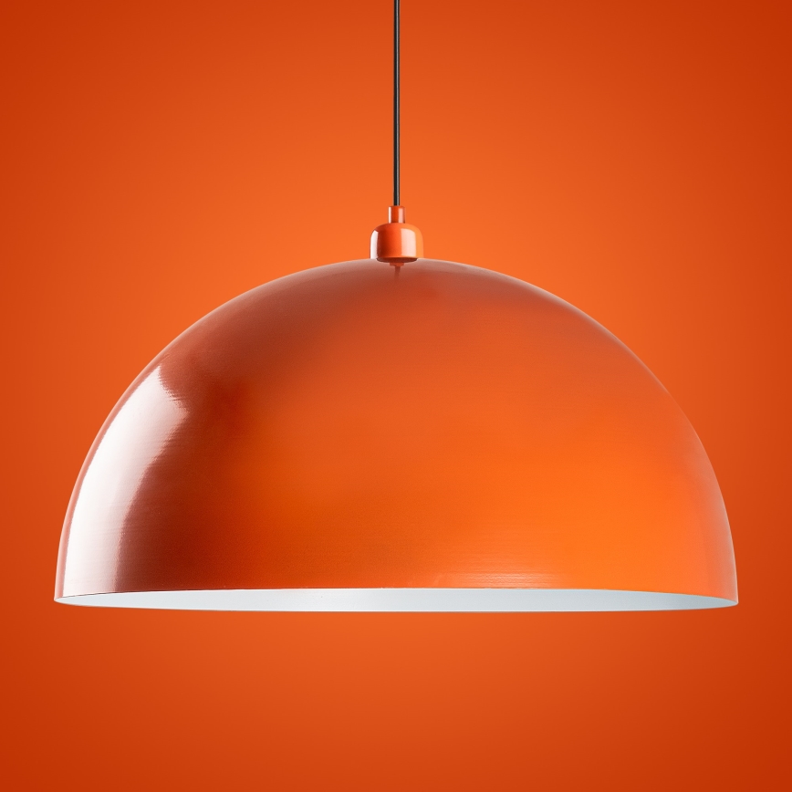 Luster na sajli KURE 1xE27/40W/230V narančasta