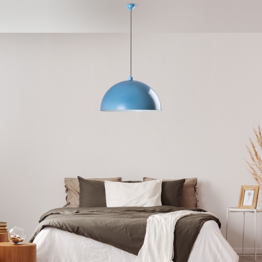 Luster na sajli KURE 1xE27/40W/230V plava