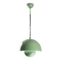 Luster na sajli KURE 1xE27/40W/230V zelena
