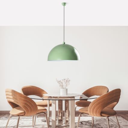 Luster na sajli KURE 1xE27/40W/230V zelena