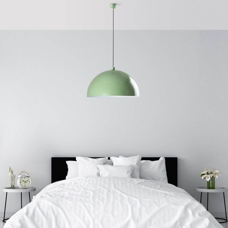 Luster na sajli KURE 1xE27/40W/230V zelena