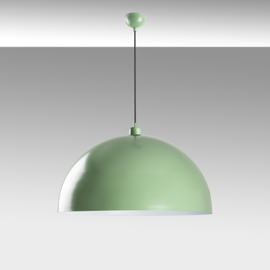Luster na sajli KURE 1xE27/40W/230V zelena