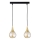Luster na sajli LACRIMA HONEY 2xE27/60W/230V