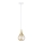 Luster na sajli LACRIMA WHITE 1xE27/60W/230V