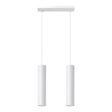 Luster na sajli LAGOS 2 2xGU10/40W/230V bijela