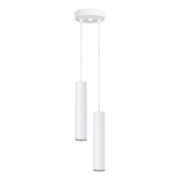 Luster na sajli LAGOS 2xGU10/10W/230V bijela