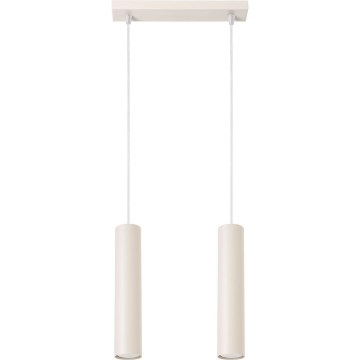 Luster na sajli LAGOS 2xGU10/10W/230V krem
