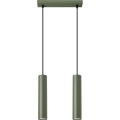 Luster na sajli LAGOS 2xGU10/10W/230V zelena