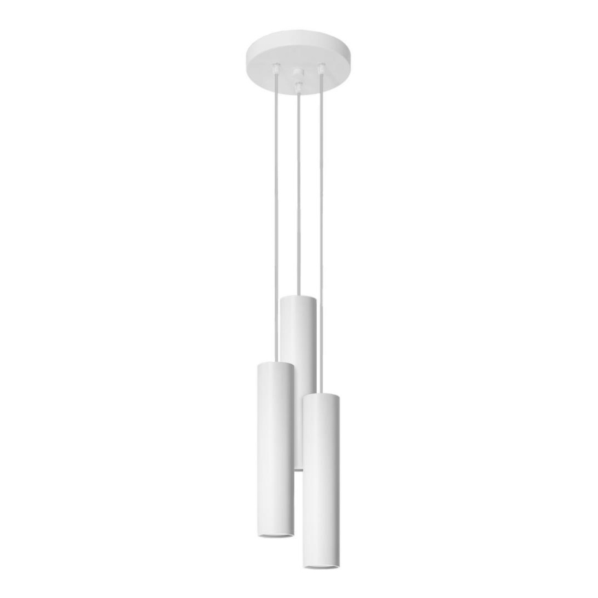 Luster na sajli LAGOS 3xGU10/10W/230V bijela