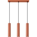 Luster na sajli LAGOS 3xGU10/10W/230V crvena