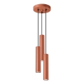 Luster na sajli LAGOS 3xGU10/10W/230V crvena
