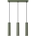 Luster na sajli LAGOS 3xGU10/10W/230V zelena