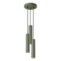 Luster na sajli LAGOS 3xGU10/10W/230V zelena
