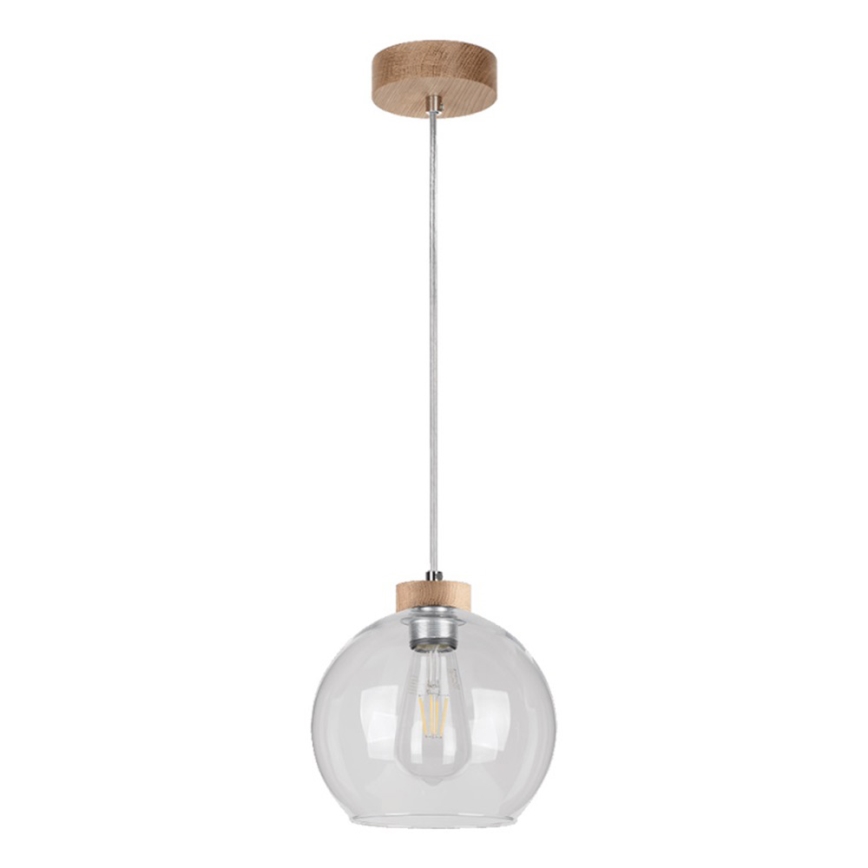 Luster na sajli LAGUNA 1xE27/60W/230V hrast