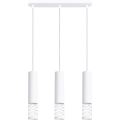 Luster na sajli LAMI 3xGU10/10W/230V bijela