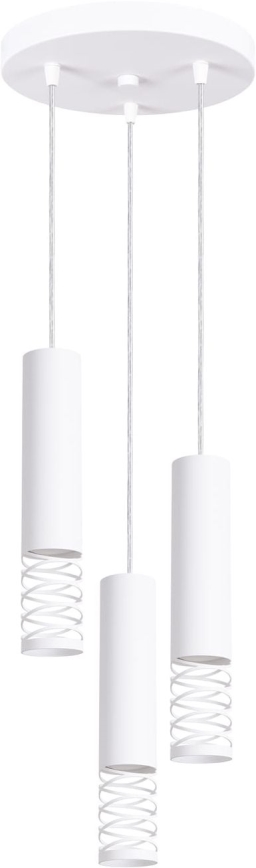 Luster na sajli LAMI 3xGU10/10W/230V bijela