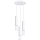 Luster na sajli LAMI 3xGU10/10W/230V bijela