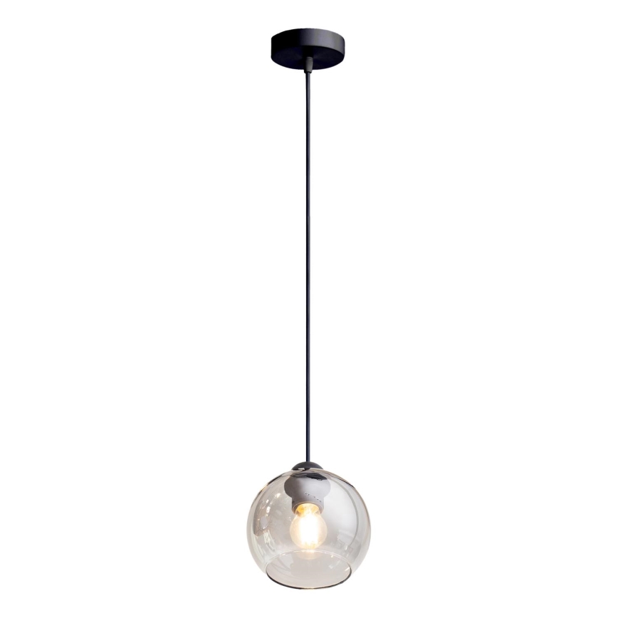 Luster na sajli LATIL 1xE27/60W/230V crna