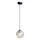 Luster na sajli LATIL 1xE27/60W/230V crna