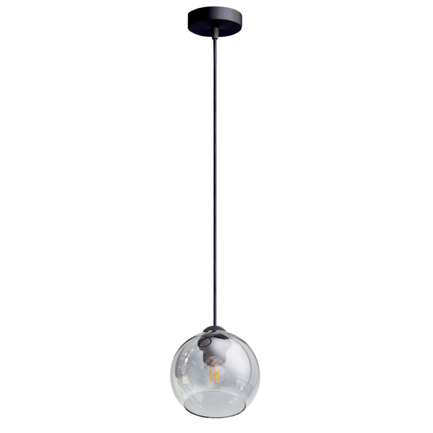 Luster na sajli LATIL 1xE27/60W/230V crna