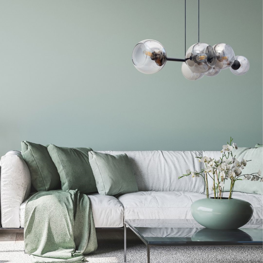 Luster na sajli LATIL 6xE27/60W/230V