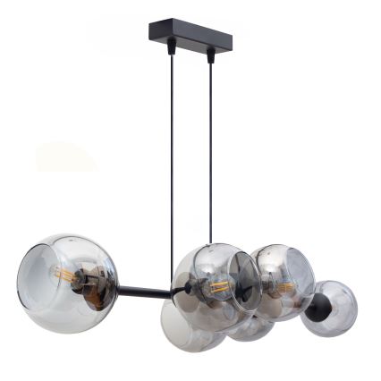 Luster na sajli LATIL 6xE27/60W/230V