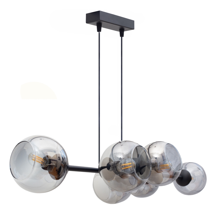 Luster na sajli LATIL 6xE27/60W/230V