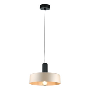 Luster na sajli LATTE 1xE27/60W/230V bež/crna
