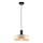 Luster na sajli LATTE 1xE27/60W/230V bež/crna