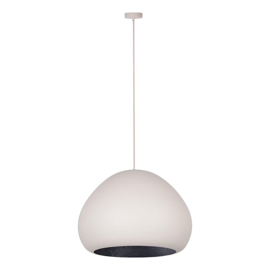 Luster na sajli LAVA 1xE27/15W/230V krem/crna